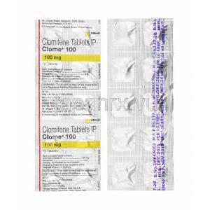 クローム (クロミフェン) 100mg 錠剤