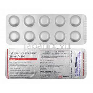 ジムニック (セフィキシム) 100mg 錠剤