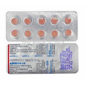 アスプリト (アリピプラゾール) 10mg 錠剤