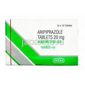 アスプリト (アリピプラゾール) 20mg 箱