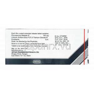 フレックスト (フルボキサミン) 100mg  製造元