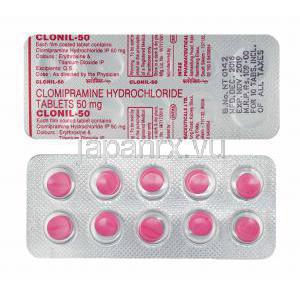 クロニル (クロミプラミン) 50mg 錠剤