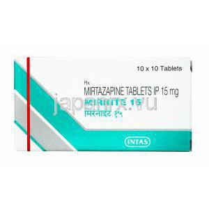 ミルナイト (ミルタザピン) 15mg 箱
