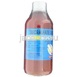 スクラルファート, フクラフィル Sucrafil, 500mg/ 5ml 200ml 懸濁性内服液 (Fourrts) 成分