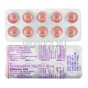 ゼノクサ (オクスカルバゼピン) 450mg 錠剤