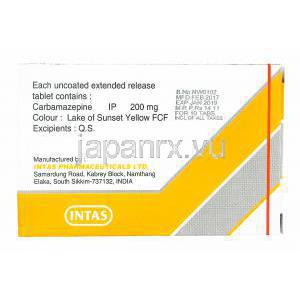 ゼン リタード (カルバマゼピン) 200mg 製造元