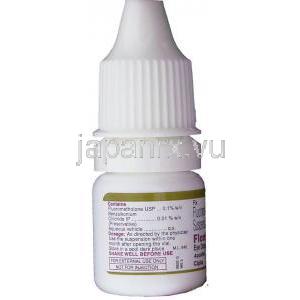 フルオロメトロン, Flomex,  0.1% w/v  5ML 点眼薬 (Cipla) 成分