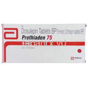 プロチアデン, ドチエピン 75mg 錠 (Abott) 箱