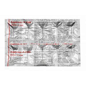 ジュピロス A (ロスバスタチン 10mg/ アスピリン 150mg) カプセル