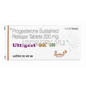 ウルティジェスト SR (微粉化天然プロゲステロン) 200mg 箱