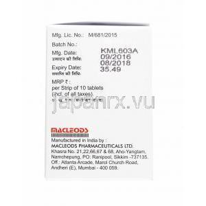 マックサート (テルミサルタン) 20mg 製造元