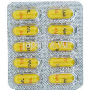 アマンタジン (シンメトレルジェネリック), Amantrel, 100mg カプセル (CIPLA) 包装