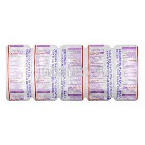 セタニール (シルニジピン) 5mg 錠剤裏面