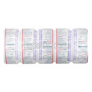 セタニール (シルニジピン) 10mg 錠剤裏面