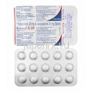 リクール L (レボスルピリド/ ラベプラゾール) 25mg 錠剤