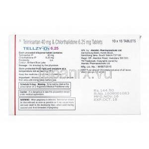 テルジー CH (テルミサルタン 40mg/ クロルタリドン 6.25mg) 製造元