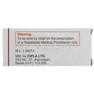 シロスタゾール(ジェネリック・プレタール) 100 mg 製造者情報