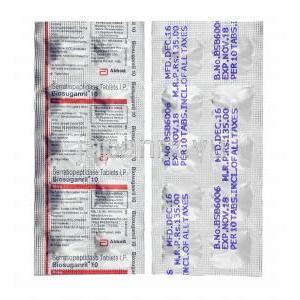 バイオスガンリル (セラチオペプチダーゼ) 10mg 錠剤