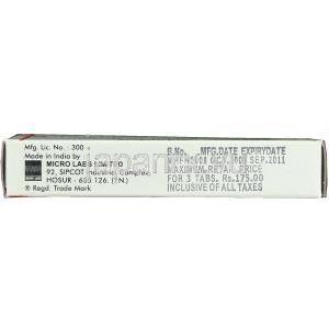 マイクロビル Microvir, ファムビル ジェネリック, ファムシクロビル 500mg 錠 (Micro) 製造者情報