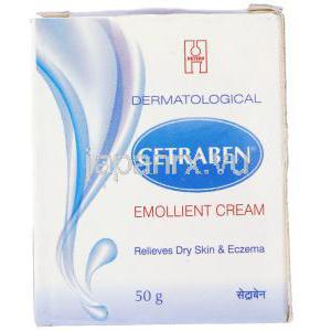 パラフィン　乾燥・湿疹肌用　50gm 保湿クリーム (Hetero) 箱