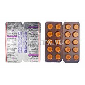 マゼトール (カルバマゼピン) 200mg 錠剤