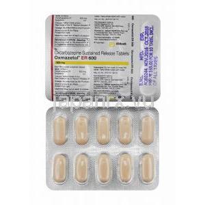 オクスマゼトール ER (オクスカルバゼピン) 600mg 錠剤