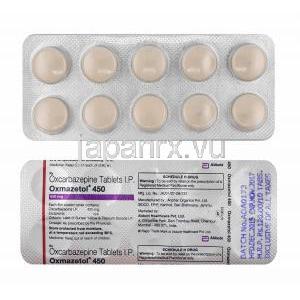 オクスマゼトール (オクスカルバゼピン) 450mg 錠剤