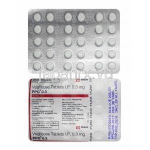 PPG (ボグリボース) 0.3mg 錠剤