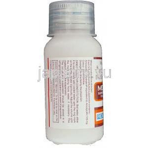 アモキシシリン（クラバモックスジェネリック）,Mox, 125mg / 60ml,  ドライシロップ (Ranbaxy) 情報