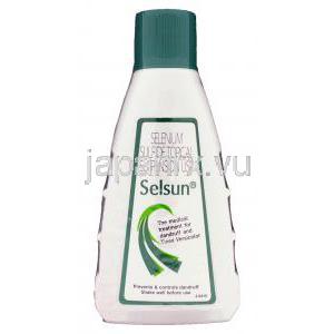 セルサン Selsun, セレニウム硫化物 62.5% x 60ml シャンプー （ファイザー社）