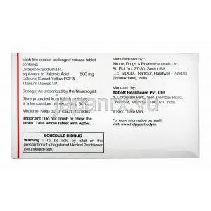 バランス OD (ジバルプロエクス) 500mg 製造元