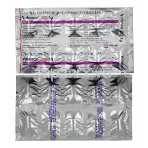 バランス OD (ジバルプロエクス) 1000mg 錠剤