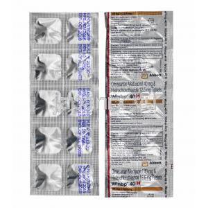 ウィンビーピー H (ヒドロクロロチアジド/ オルメサルタン) 40mg 錠剤