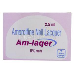 アモロルフィン, アモロルフィン （ペキロンクリームジェネリック） 爪塗付剤Am-Laquer 5% 2.5ml  (Sun Pha