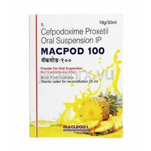 マックポッド 経口懸濁液 (セフポドキシム) 100mg 箱