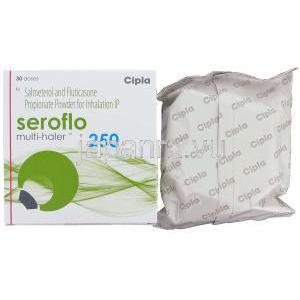 サルメテロール / フルチカゾン(Advair Diskusジェネリック) 25mcg/ 125mcg 吸入剤パウダー(Cipla)