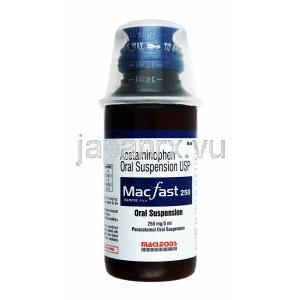 マックファスト 経口懸濁液 (アセトアミノフェン) 250mg ボトル