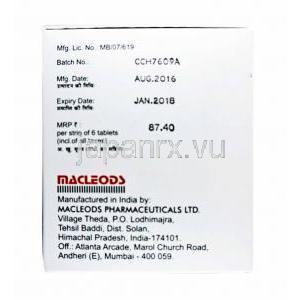 マックポッド CV (セフポドキシム/ クラブラン酸) 100mg 製造元
