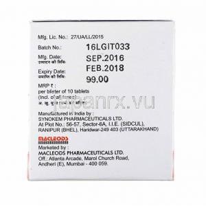 ネクソバス O (オルメサルタン/ シルニジピン) 20mg 製造元