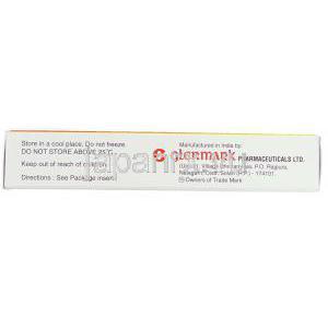 プロトピック （プロトピック ジェネリック）, Tacroz 0.03% 10gm 軟膏 (Glenmark) 箱　製造者情報