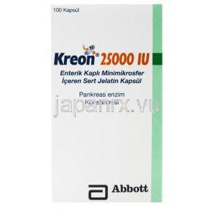クレオン,25,000IU カプセル,製造元：Abbott, 箱