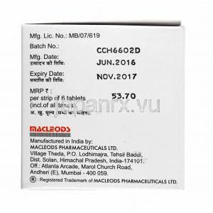 ゼドセフ CV (セフポドキシム/ クラブラン酸) 50mg 製造元