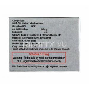 セルタグレス (セルトラリン) 50mg 成分