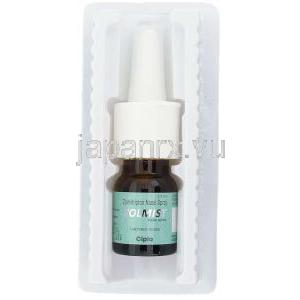 ゾルミトリプタン（ゾーミッグジェネリック）, ゾルミスト Zolmist  5mg 0.7ml  点鼻液噴霧用 (Cipla) ボト