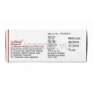 リビート (ラミプリル) 5mg 製造元