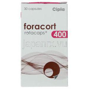 フマル酸ホルモテロール / ブデソニド配合 （シンビコート ジェネリック）, Foracort, 6mcg / 400mcg 吸