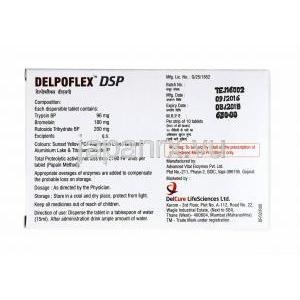 デルポフレックス DSP (ブロメライン/ トリプシン/ ルトシド) 製造元