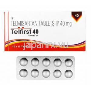 テルファースト (テルミサルタン) 40mg 箱、錠剤