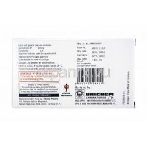 アクネックス (イソトレチノイン) 20mg 成分