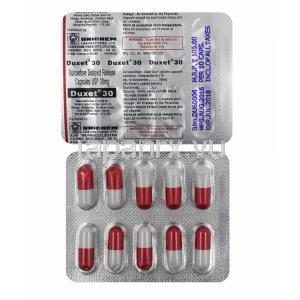 ダクセット (デュロキセチン) 30mg カプセル